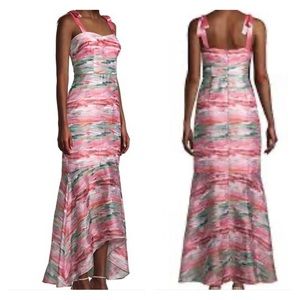 .Aidan Mattox High Low Midi dress 6